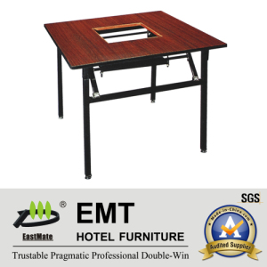 Simple Design Dining Table Special for Chaffy Dish (EMT-FT621)