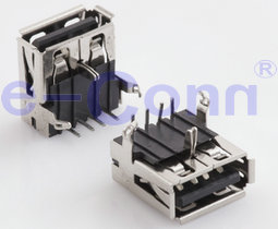 USB Connector Female Right Angled 2.0 4pin